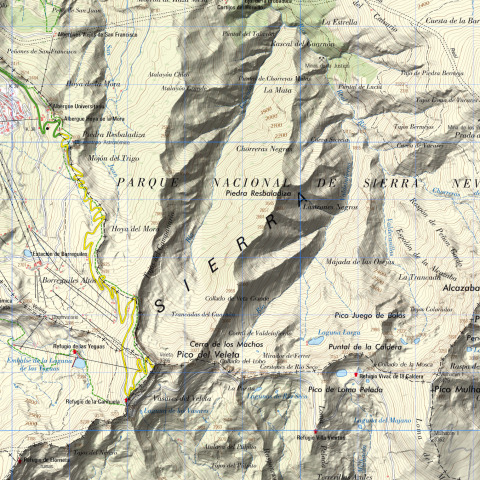 Información y simbología en los mapas topográficos (IGN CC-BY-4.0)