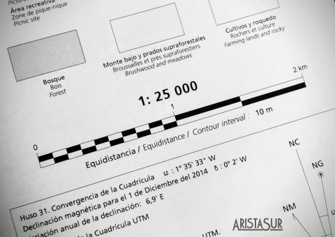 Escala en los mapas topográficos Escala en los mapas topográficos