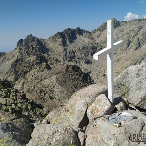 Cumbre del pico Morezón en Sierra de Gredos