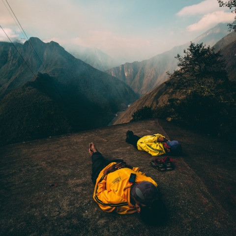 dormir en montaña