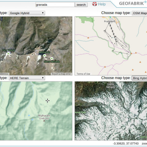 Map Compare de Geofabrik