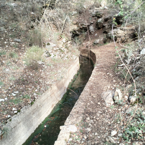 Acequia de Fardes en Prado Negro (Sierra de Huétor)