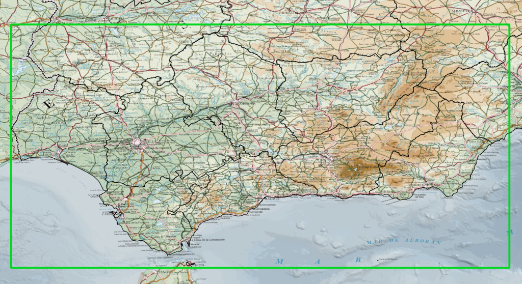 Mapa para Garmin TopoAndalucía