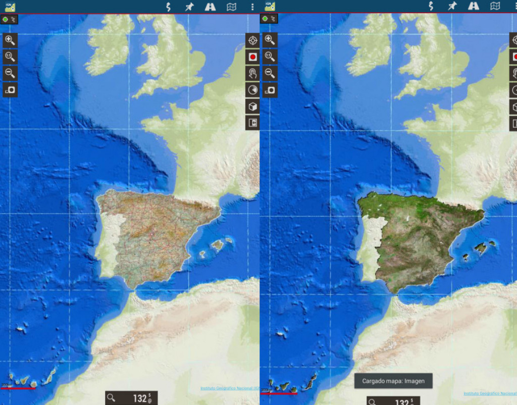 Mapas IGN móvil android