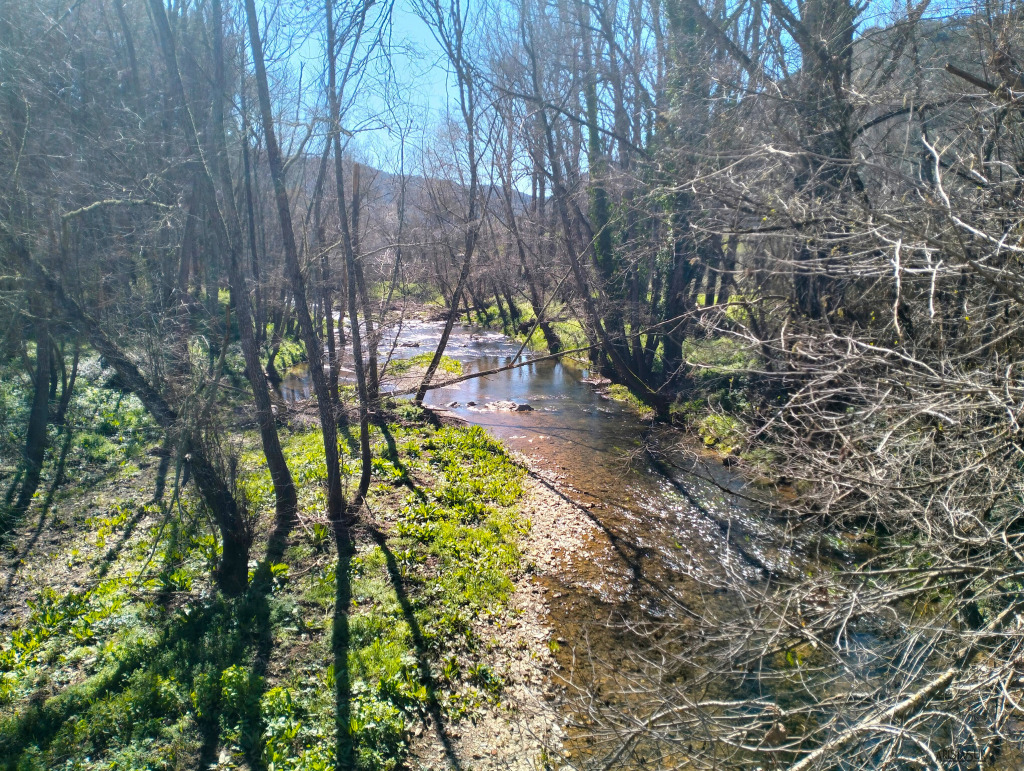 Río Rivera del Huéznar en el Molino del Corcho Río Rivera del Huéznar en el Molino del Corcho