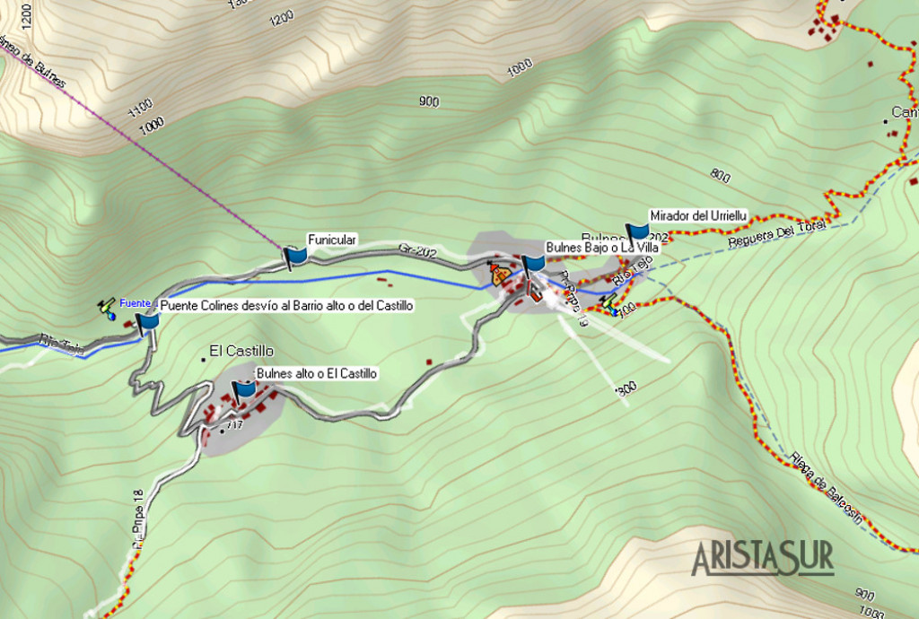 Track GPS sobre mapa Track GPS sobre mapa