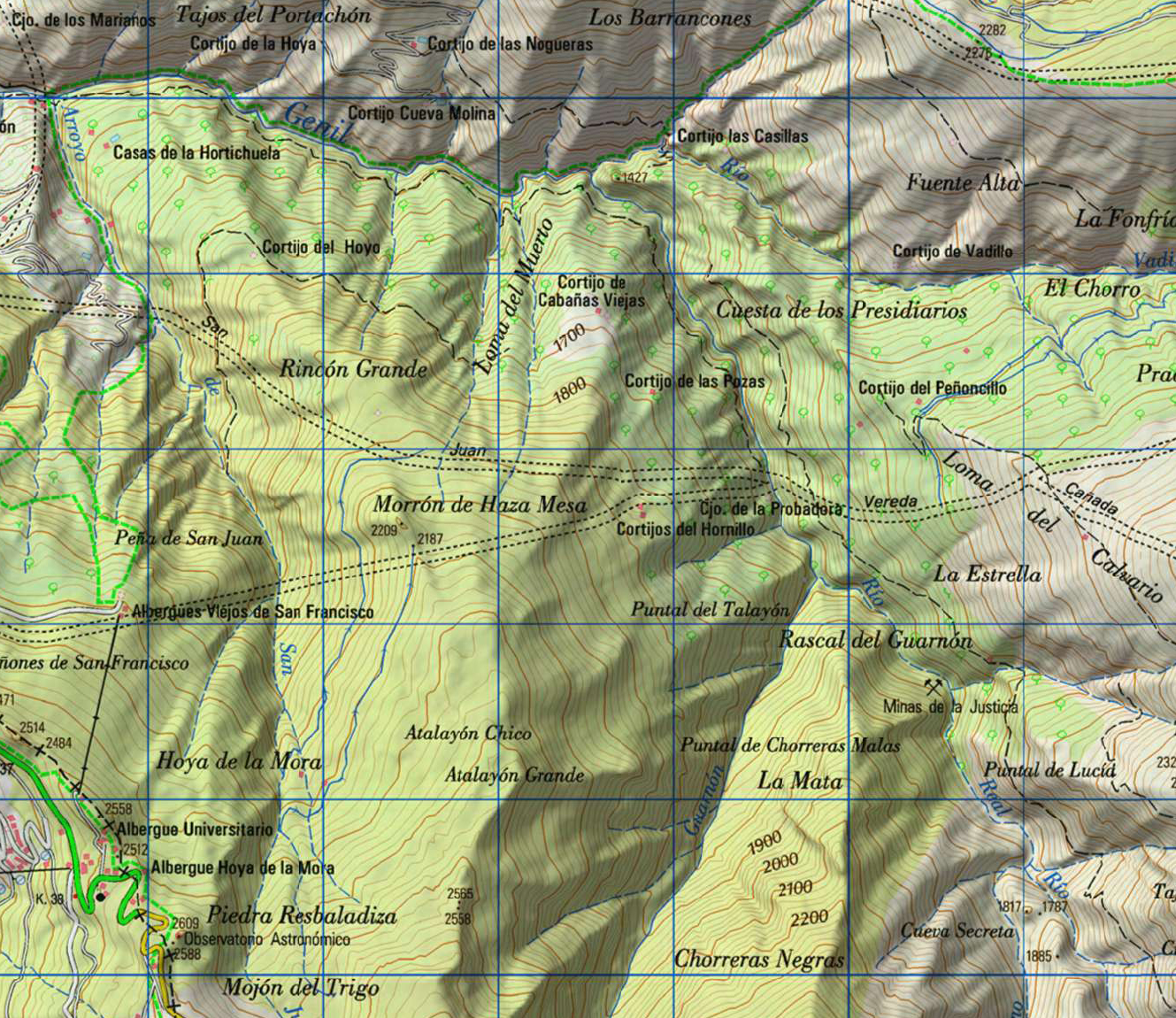 Mapa topográfico