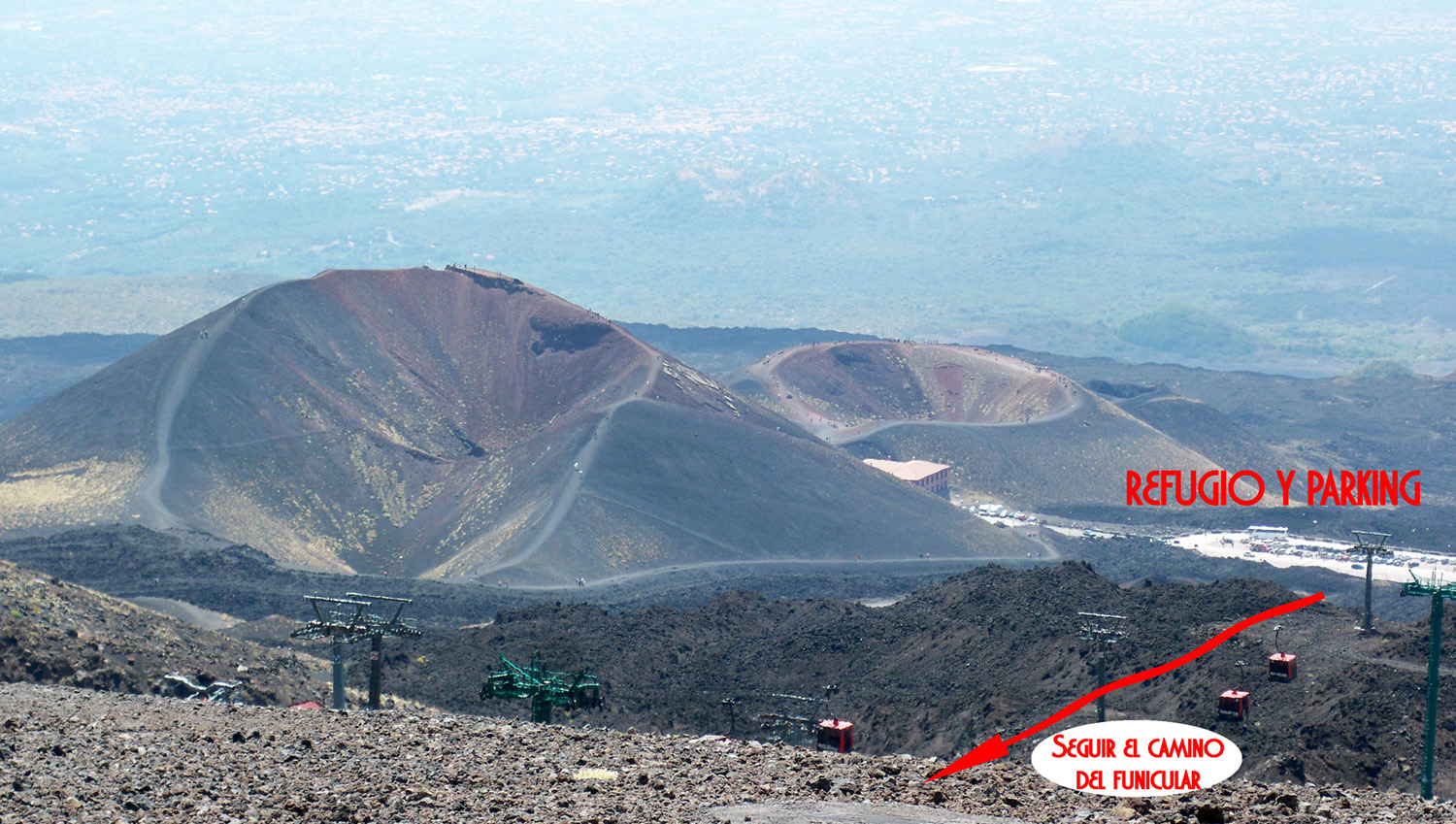 Etna - Subida desde Refugio Sapienza