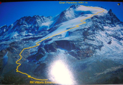 Subida Gran Paradiso desde refugio Vittorio Emanuele