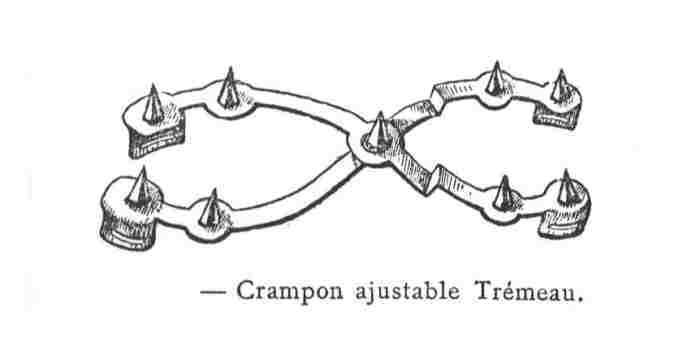 Crampón ajustable