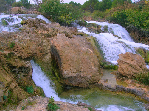 Lagunas de Ruidera - Cascada en laguna Lengua