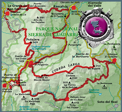 Alta Ruta de Guadarrama - Etapas