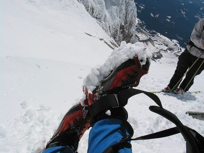 Crampones con zuecos de nieves