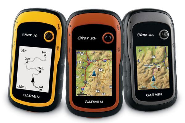 Garmin eTrex 10, 20x y 30x (Imagen propiedad de Garmin.com)