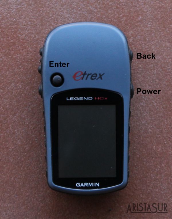 Reiniciar Garmin eTrex