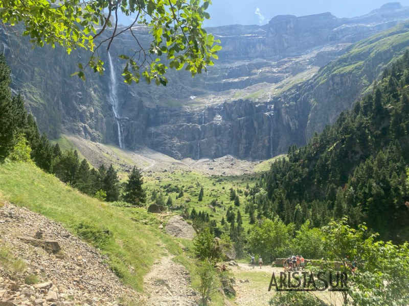 Gran cascada de Gavarnie desde el hotel