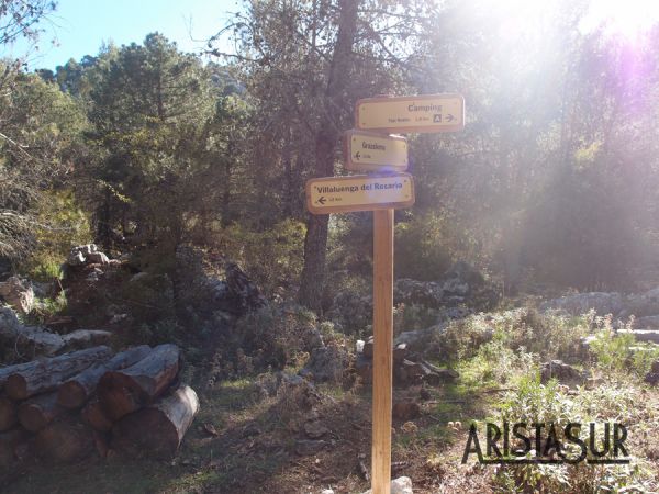 Cruce bajada a Grazalema