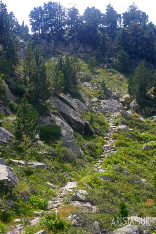 Después del Refugio hay una subida escarpada