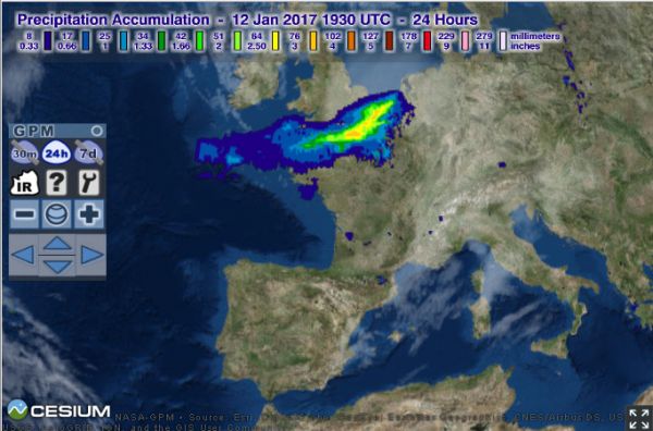 NASA Precipitation Accumulation