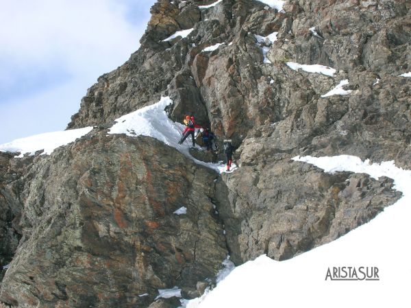 El paso de los Guías nevado