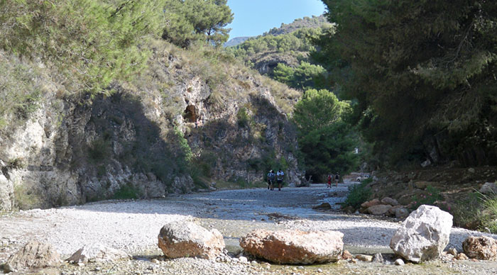 Inicio de la ruta del río Chillar