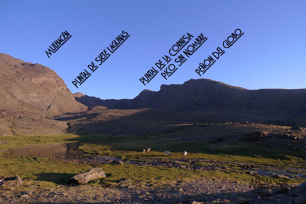 Picos desde Siete Lagunas