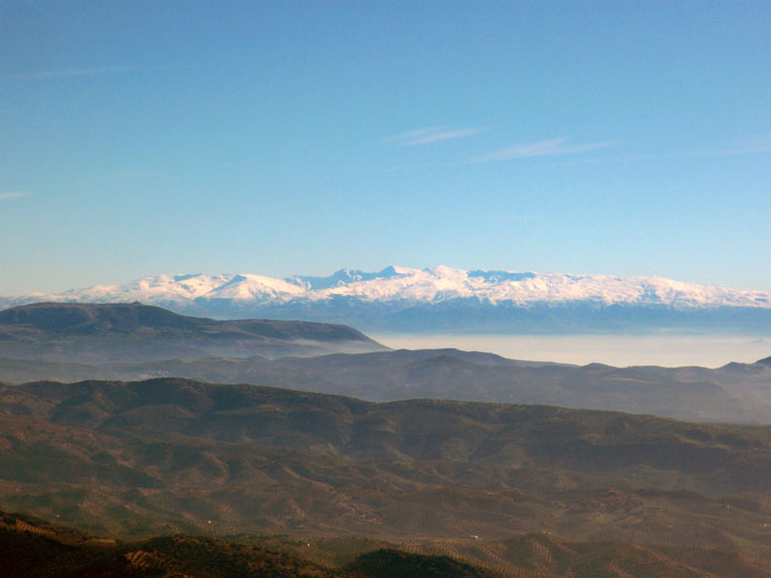 Sierra Nevada desde la Tiñosa