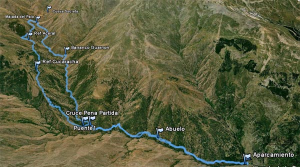 Vereda de la Estrella - Mapa en 3D