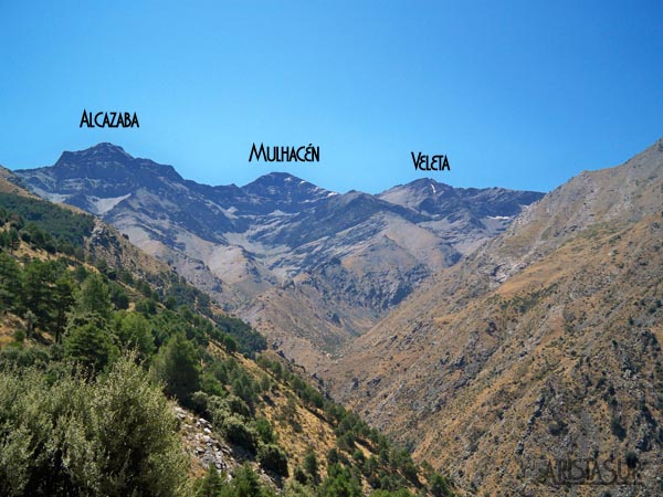 Caras nortes desde la vereda de la Estrella